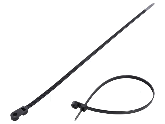Kabelbinder; met bevestigingsopening; L: 420mm; W: 7,6mm; 533N Kabelbinder; met bevestigingsopening; L: 420mm; W: 7,6mm; 533N